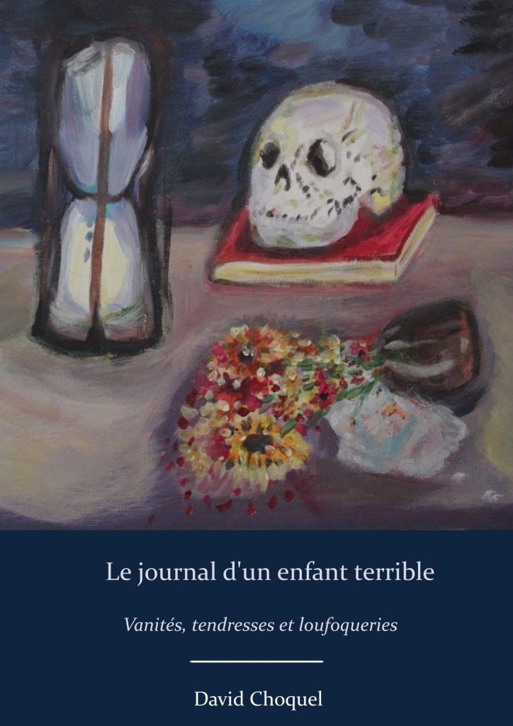 le journal d'un enfant terrible, vanités, tendresses et loufoqueries, Une suite d'idées et d'histoires qui s’inscrivent dans la continuité des aventures de Marcel Moody : des nouvelles burlesques à l'humour noir, un romantique dérangé qui parle d'amour avec un cœur de pierre et des yeux d'aveugle. Plus ou moins profondes, les nouvelles traitent de sujets qui parlent à tous, la mort, la vie, les amours, les amis, les emmerdes. 